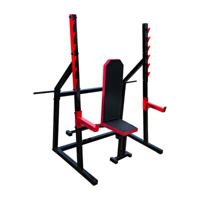 Скамья с отрицательным углом 40 40 мм + Стойки для присяда под штангу 50 на 50 мм - 2 - Robinzon.ua