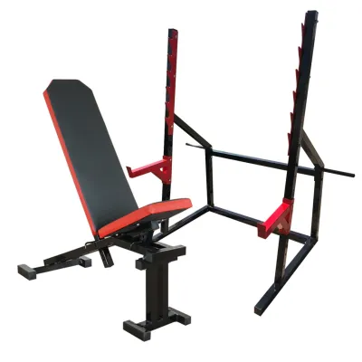 Скамья с отрицательным углом 40 40 мм + Стойки для присяда под штангу 50 на 50 мм - 6 - Robinzon.ua