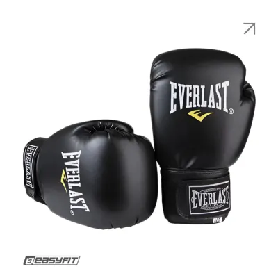 Боксерські рукавички Everlast 12 унцій (12 oz) чорні - 2 - Robinzon.ua