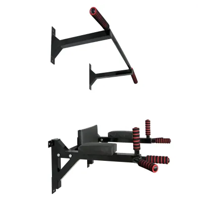 Турник брусья пресс стационарный 3 в 1 KZ-551 Спортивные стенки и турники для дома Черный - 3 - Robinzon.ua