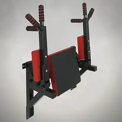 Турник брусья пресс стационарный 3 в 1 KZ-561 Спортивные стенки и турники для дома Черный - 2 - Robinzon.ua