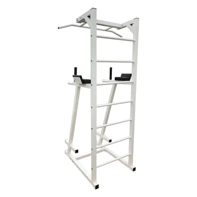 Турник + пресс + брусья шведская стенка 50х50 мм Белый Спортивные стенки и турники для дома разборная - 3 - Robinzon.ua