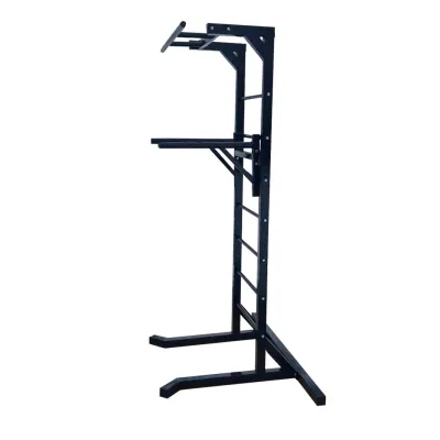 Турник + брусья напольная стойка 50х50 мм KZ-834 Спортивные стенки и турники для дома разборная - 2 - Robinzon.ua