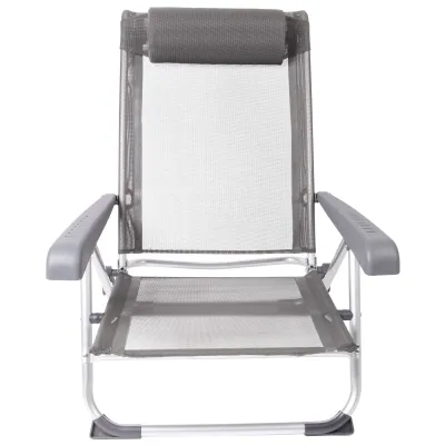 Кресло раскладное Bo-Camp Saint-Tropez Grey (1204796) - 2 - Robinzon.ua