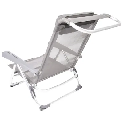 Кресло раскладное Bo-Camp Saint-Tropez Grey (1204796) - 5 - Robinzon.ua