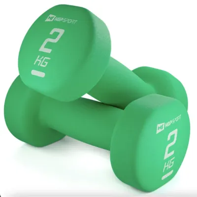 Гантели для фитнеса неопреновые круглые Hop-Sport 2 по 2 кг - 1 - Robinzon.ua
