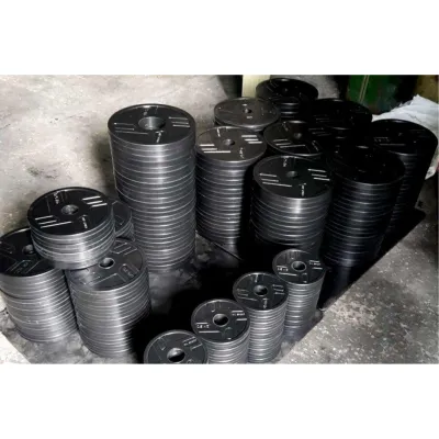 Диск обрезиненный 10 кг на олимпийский гриф 50 мм Гантели, гири, штанги и диски металлический - 4 - Robinzon.ua