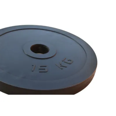 Диск обрезиненный 15 кг на гриф 25 мм Гантели, гири, штанги и диски металлический - 2 - Robinzon.ua