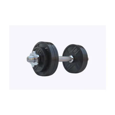 Гантель обрезиненная наборная Одна на 7 кг Гантели, гири, штанги и диски металлическая - 2 - Robinzon.ua