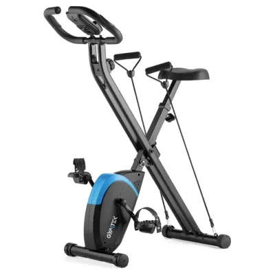 Велотренажер магнітний Gymtek FX800 складаний з еспандерами чорний/синій - 2 Велотренажер магнітний Gymtek FX800 складаний з еспандерами чорний/синій - 2 - Robinzon.ua