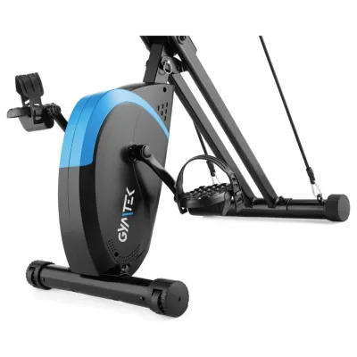 Велотренажер магнітний Gymtek FX800 складаний з еспандерами чорний/синій - 4 Велотренажер магнітний Gymtek FX800 складаний з еспандерами чорний/синій - 4 - Robinzon.ua
