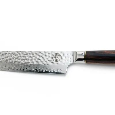 Професійний ніж із дамаської сталі Santoku 18 см GRILLI 88871 - 4 - Robinzon.ua