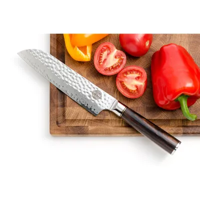 Професійний ніж із дамаської сталі Santoku 18 см GRILLI 88871 - 6 - Robinzon.ua