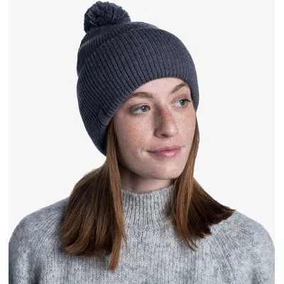 Шапка Buff Crossknit Beanie, Solid Light Grey (BU 126483.933.10.00) - 1 - Robinzon.ua