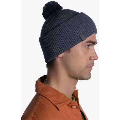 Шапка Buff Crossknit Beanie, Solid Light Grey (BU 126483.933.10.00) - 6 - Robinzon.ua