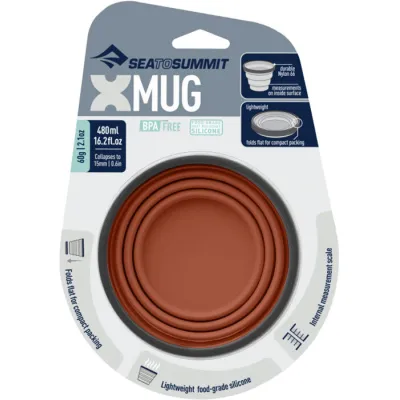 Чашка складная X-Mug, 480 мл, Rust от Sea to Summit (STS AXMUGRU) - 2 Чашка складная X-Mug, 480 мл, Rust от Sea to Summit (STS AXMUGRU) - 2 - Robinzon.ua