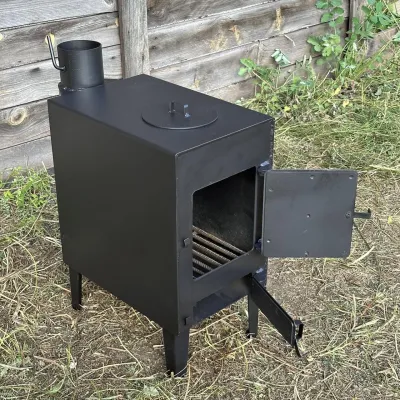 Піч-буржуйка 3мм з варильною поверхнею - 2 Піч-буржуйка 3мм з варильною поверхнею - 2 - Robinzon.ua