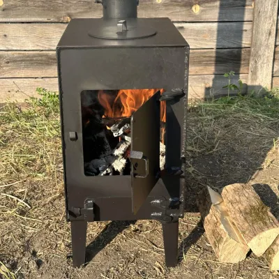 Піч-буржуйка 3мм з варильною поверхнею - 3 Піч-буржуйка 3мм з варильною поверхнею - 3 - Robinzon.ua