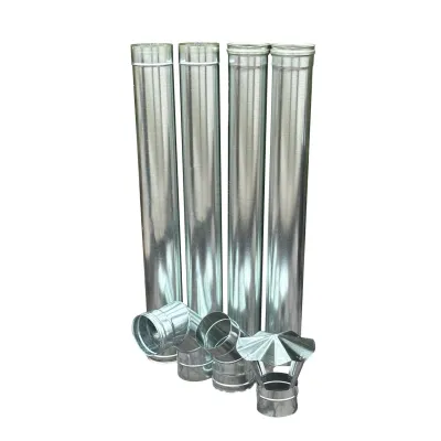 Піч-буржуйка BP/6-ВС_D120 4мм з оцинкованим димарем D120 (4 труби. коліно 90°. коліно 45°. грибок) - 3 - Robinzon.ua