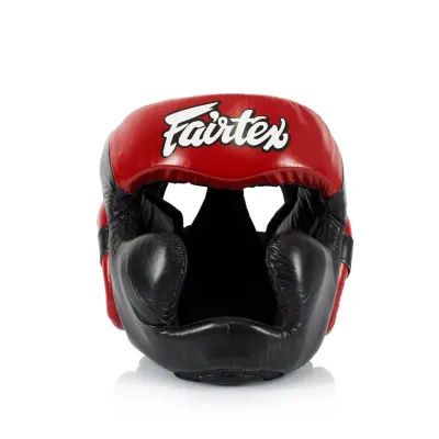 Боксерский шлем Fairtex HG13 Black/Red L - 1 - Robinzon.ua