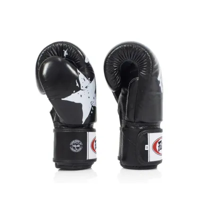 Боксерские перчатки Fairtex BGV1 Nation Print Black 12 унций - 3 - Robinzon.ua
