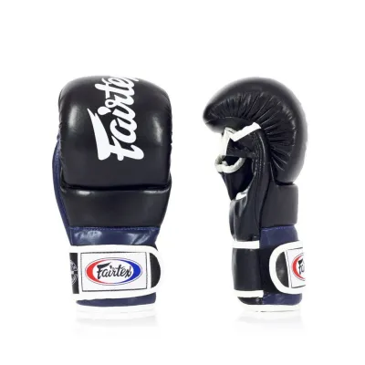 Рукавиці греплінгові для ММА Fairtex FGV18 Black/Blue XL - 2 - Robinzon.ua