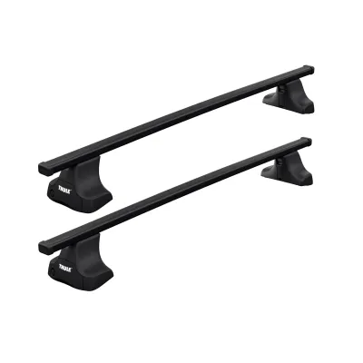 Багажник на гладкий дах Thule Squarebar Evo Rapid для Renault Clio (mkII) 1998-2012 / Symbol (mkI-mkII) 1999-2013 (TH 7121-754-1119) - 1 - Robinzon.ua