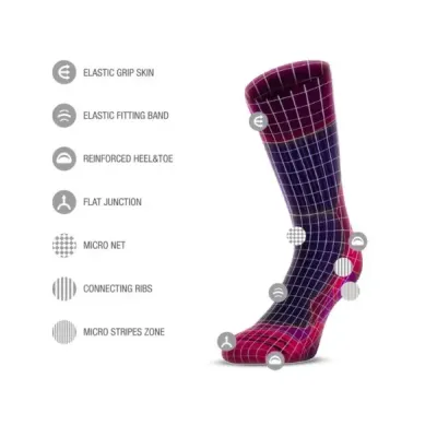 Шкарпетки Accapi Trekking Touch Crew, Black/Red, 37-38 (ACC H0814.952-I) - 1 - Robinzon.ua