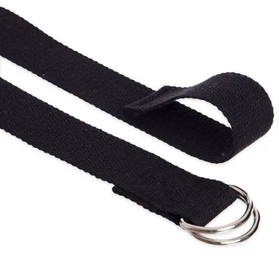 Ремень для йоги PowerPlay PP_4409 183*3.8см. Черный - 5 - Robinzon.ua