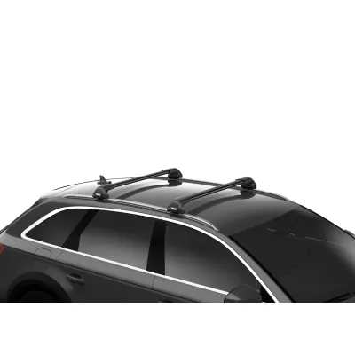 Багажник на интегрированные рейлинги Thule Wingbar Edge Black для Cadillac XT6 (mkI) 2019→ (TH 7214B-7213B-7206-6168) - 1 - Robinzon.ua