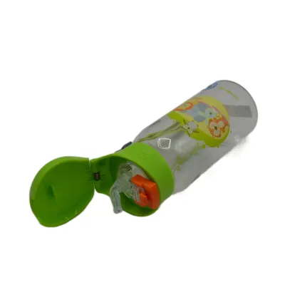 Бутылка для воды CASNO 400 мл KXN-1195 Зеленая (Малыши-зверята) с соломинкой - 6 Бутылка для воды CASNO 400 мл KXN-1195 Зеленая (Малыши-зверята) с соломинкой - 6 - Robinzon.ua