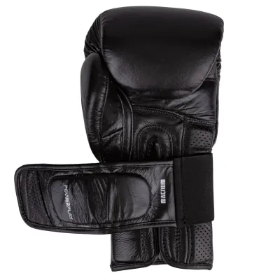 Боксерские перчатки PowerPlay 3087 Magnum Черные [натуральная кожа] 10 унций - 2 - Robinzon.ua