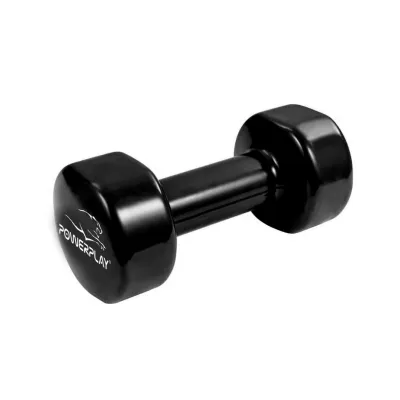 Гантель PowerPlay 4125 вінілова 5 кг Чорна - 5 Гантель PowerPlay 4125 вінілова 5 кг Чорна - 5 - Robinzon.ua