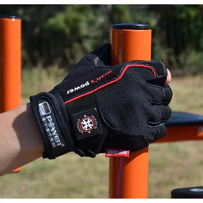 Перчатки для фитнеса и тяжелой атлетики Power System PS-2580 Man’s Power Black S - 6 Перчатки для фитнеса и тяжелой атлетики Power System PS-2580 Man’s Power Black S - 6 - Robinzon.ua