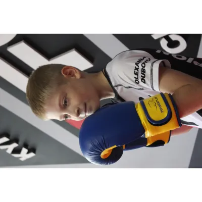 Боксерські рукавиці PowerPlay 3004 JR Classic Синьо-Жовті 6 унцій - 5 Боксерські рукавиці PowerPlay 3004 JR Classic Синьо-Жовті 6 унцій - 5 - Robinzon.ua