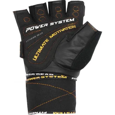 Перчатки для фитнеса и тяжелой атлетики Power System PS-2810 Ultimate Motivation Black/Yellow Line M - 2 - Robinzon.ua
