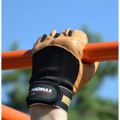 Перчатки для фитнеса и тяжелой атлетики MadMax MFG-248 Clasic Brown XXL - 4 - Robinzon.ua