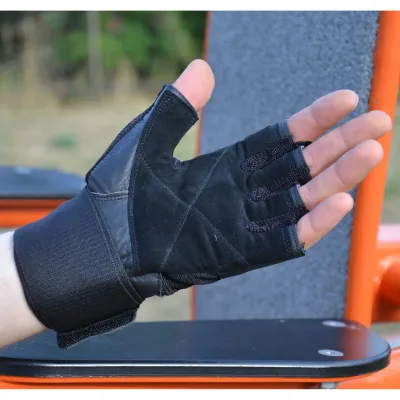 Рукавички для фітнесу та важкої атлетики MadMax MFG-269 Professional Exclusive Black L - 2 - Robinzon.ua