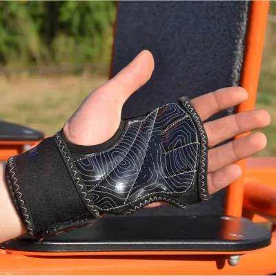 Рукавички для фітнесу та важкої атлетики MadMax MFG-303 MAXGRIP neoprene wraps Black/Grey L/XL - 2 - Robinzon.ua