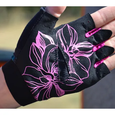 Перчатки для фитнеса и тяжелой атлетики MadMax MFG-770 Flower Power Gloves Black/Pink S - 5 Перчатки для фитнеса и тяжелой атлетики MadMax MFG-770 Flower Power Gloves Black/Pink S - 5 - Robinzon.ua