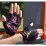 Перчатки для фитнеса и тяжелой атлетики MadMax MFG-770 Flower Power Gloves Black/Pink S - 6 - Robinzon.ua