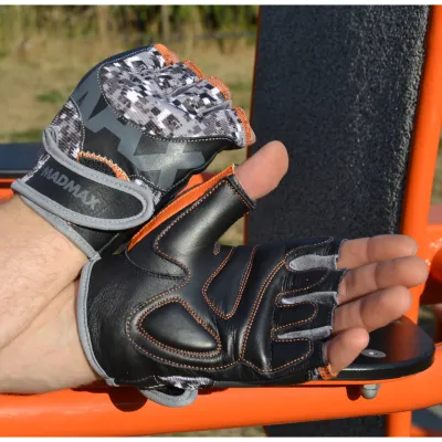 Перчатки для фитнеса и тяжелой атлетики MadMax MFG-831 Mti 83.1 Grey/Digital Camo L - 3 - Robinzon.ua