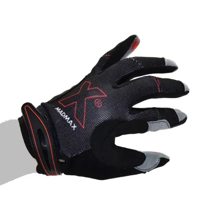 Рукавички для фітнесу та важкої атлетики MadMax MXG-103 X Gloves Black/Grey XL - 6 - Robinzon.ua