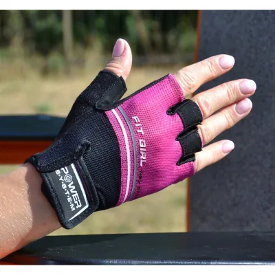 Рукавички для фітнесу та важкої атлетики Power System PS-2920 Fit Girl Evo Pink S - 4 - Robinzon.ua