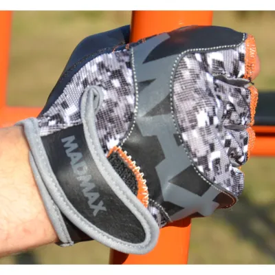 Перчатки для фитнеса и тяжелой атлетики MadMax MFG-831 Mti 83.1 Grey/Digital Camo XXL - 4 - Robinzon.ua