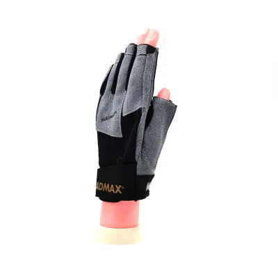 Перчатки для фитнеса MadMax MFG-871 Damasteel Grey/Black XXL - 2 - Robinzon.ua