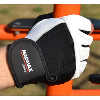 Рукавички для фітнесу та важкої атлетики MadMax MFG-444 Fitness White XXL - 4 Рукавички для фітнесу та важкої атлетики MadMax MFG-444 Fitness White XXL - 4 - Robinzon.ua