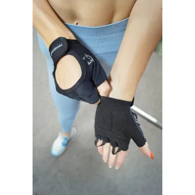 Рукавички для фітнесу та важкої атлетики PowerPlay 2004 жіночі Чорні S - 5 - Robinzon.ua