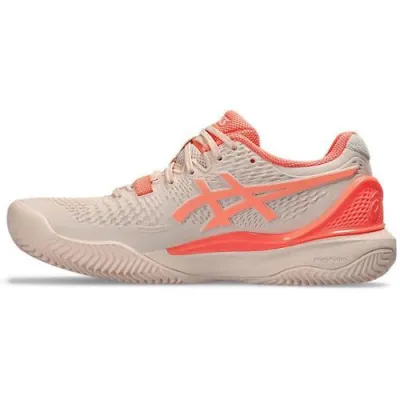 Жіночі тенісні кросівки Asics Gel-Resolution 9 clay Кораловий 39.5 (1042A224-700 39.5) - 3 - Robinzon.ua