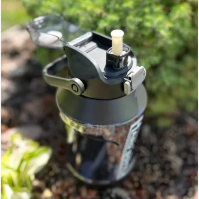 Бутылка для воды CASNO 1900 мл KXN-1269 Черная - 6 - Robinzon.ua